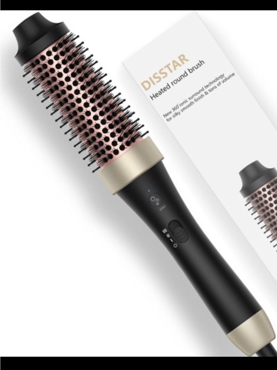 Disstar Other - **NEW**Heated Round Brush - Black and Rose Gold